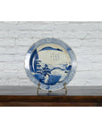 19th Century Japanese Porcelain Imari Plate with Painted Blue and White Décor-20. Asian & Chinese Furniture, Art, Antiques, Vintage Home Décor for sale at FEA Home