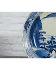 19th Century Japanese Porcelain Imari Plate with Painted Blue and White Décor-6. Asian & Chinese Furniture, Art, Antiques, Vintage Home Décor for sale at FEA Home