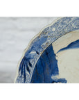 19th Century Japanese Porcelain Imari Plate with Painted Blue and White Décor-9. Asian & Chinese Furniture, Art, Antiques, Vintage Home Décor for sale at FEA Home