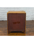 20th Century Vintage Bedside Cabinet with Yellow Lacquer and Lift Top-13. Asian & Chinese Furniture, Art, Antiques, Vintage Home Décor for sale at FEA Home
