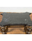 Vintage Renaissance Style Side Table with Grotesque Motifs and Black Marble Top-9. Asian & Chinese Furniture, Art, Antiques, Vintage Home Décor for sale at FEA Home
