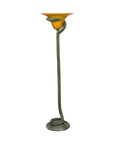 Bronze Snake Floor Lamp-1. Asian & Chinese Furniture, Art, Antiques, Vintage Home Décor for sale at FEA Home