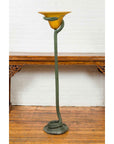 Bronze Snake Floor Lamp-2. Asian & Chinese Furniture, Art, Antiques, Vintage Home Décor for sale at FEA Home