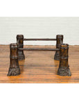 Contemporary Bronze Coffee Table Base with Large Hoof Feet with Brown Patina-11. Asian & Chinese Furniture, Art, Antiques, Vintage Home Décor for sale at FEA Home