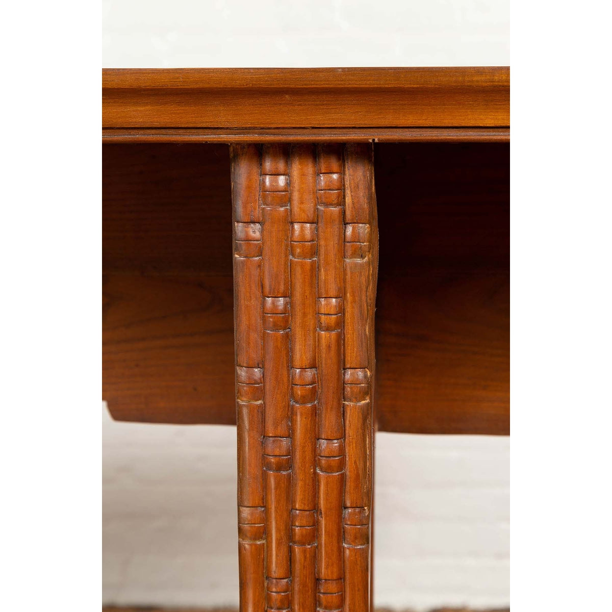 Qing Dynasty Altar Table with Bamboo Accents, Fretwork and Everted Flanges-11. Asian & Chinese Furniture, Art, Antiques, Vintage Home Décor for sale at FEA Home