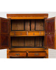 Chinese Antique Two-Toned Stacking Storage Cabinet with Doors and Drawers-9. Asian & Chinese Furniture, Art, Antiques, Vintage Home Décor for sale at FEA Home