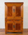 Chinese Antique Two-Toned Stacking Storage Cabinet with Doors and Drawers-2. Asian & Chinese Furniture, Art, Antiques, Vintage Home Décor for sale at FEA Home