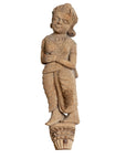 Antique Indian Gujarat Hand Carved Temple Carving Statue Depicting a Woman-1. Asian & Chinese Furniture, Art, Antiques, Vintage Home Décor for sale at FEA Home