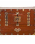 Korean Early 20th Century Chest with Double Doors and Traditional Brass Hardware-1. Asian & Chinese Furniture, Art, Antiques, Vintage Home Décor for sale at FEA Home