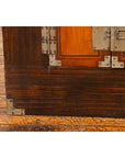 Korean Late 19th Century Two-Toned Side Chest with Brass Hardware-7. Asian & Chinese Furniture, Art, Antiques, Vintage Home Décor for sale at FEA Home