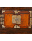 Korean Late 19th Century Two-Toned Side Chest with Brass Hardware-9. Asian & Chinese Furniture, Art, Antiques, Vintage Home Décor for sale at FEA Home