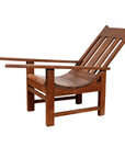 Antique Indonesian Teak Plantation Lounge Chair from Madura with Slanted Back-1. Asian & Chinese Furniture, Art, Antiques, Vintage Home Décor for sale at FEA Home