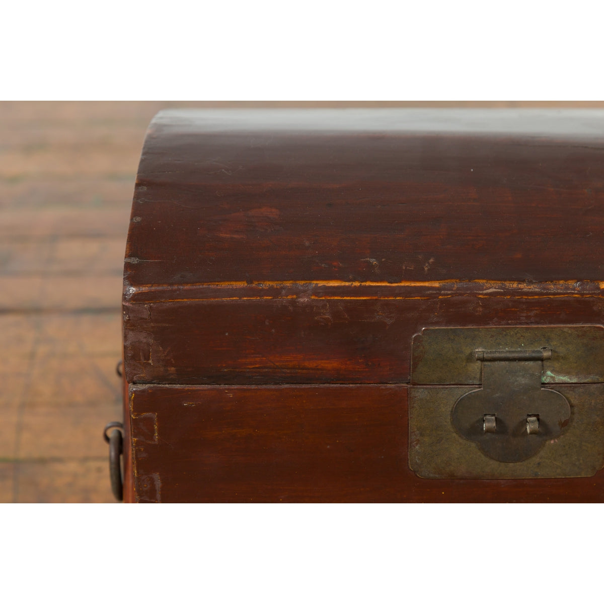 Chinese Late Qing Dynasty Document Box with Carrying Handles and Petite Holes-10. Asian & Chinese Furniture, Art, Antiques, Vintage Home Décor for sale at FEA Home