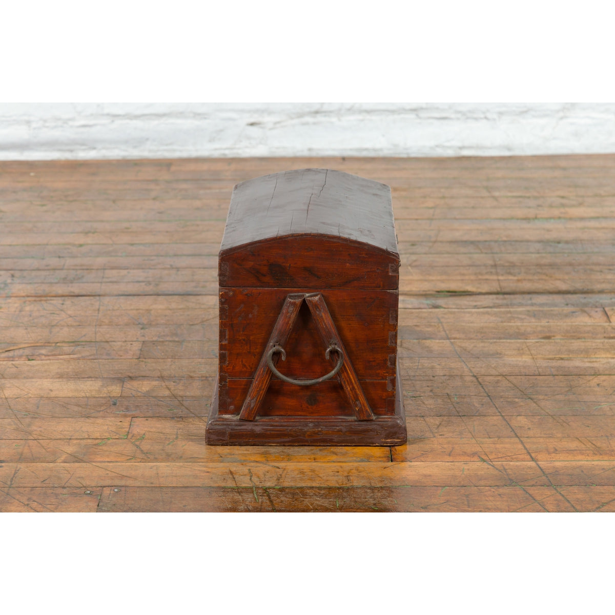Chinese Late Qing Dynasty Document Box with Carrying Handles and Petite Holes-16. Asian & Chinese Furniture, Art, Antiques, Vintage Home Décor for sale at FEA Home