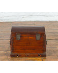 Chinese Late Qing Dynasty Document Box with Carrying Handles and Petite Holes-18. Asian & Chinese Furniture, Art, Antiques, Vintage Home Décor for sale at FEA Home