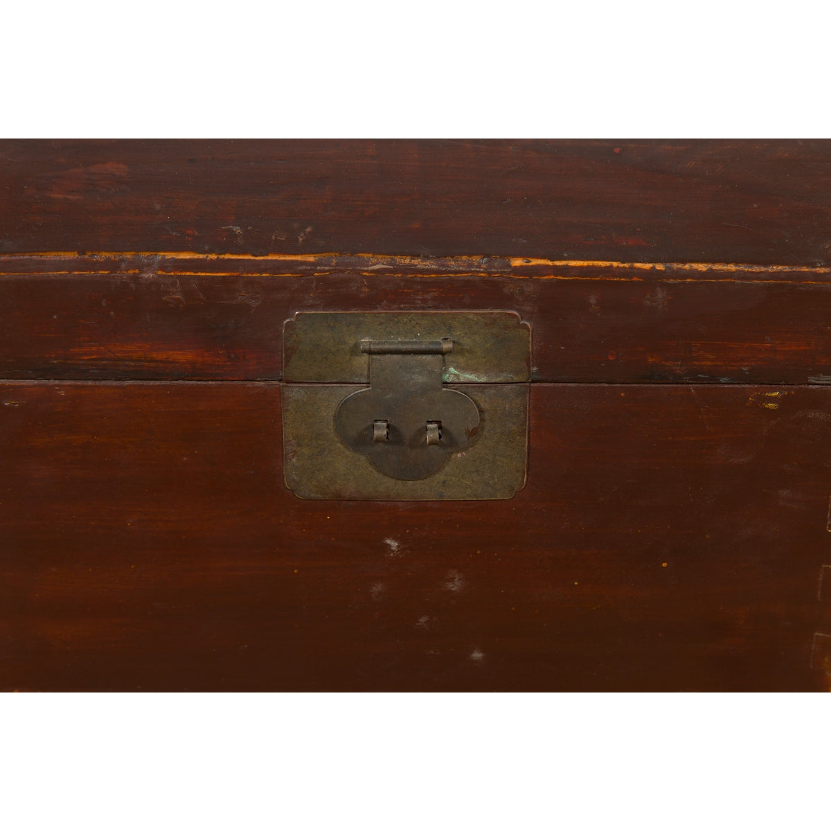 Chinese Late Qing Dynasty Document Box with Carrying Handles and Petite Holes-5. Asian & Chinese Furniture, Art, Antiques, Vintage Home Décor for sale at FEA Home