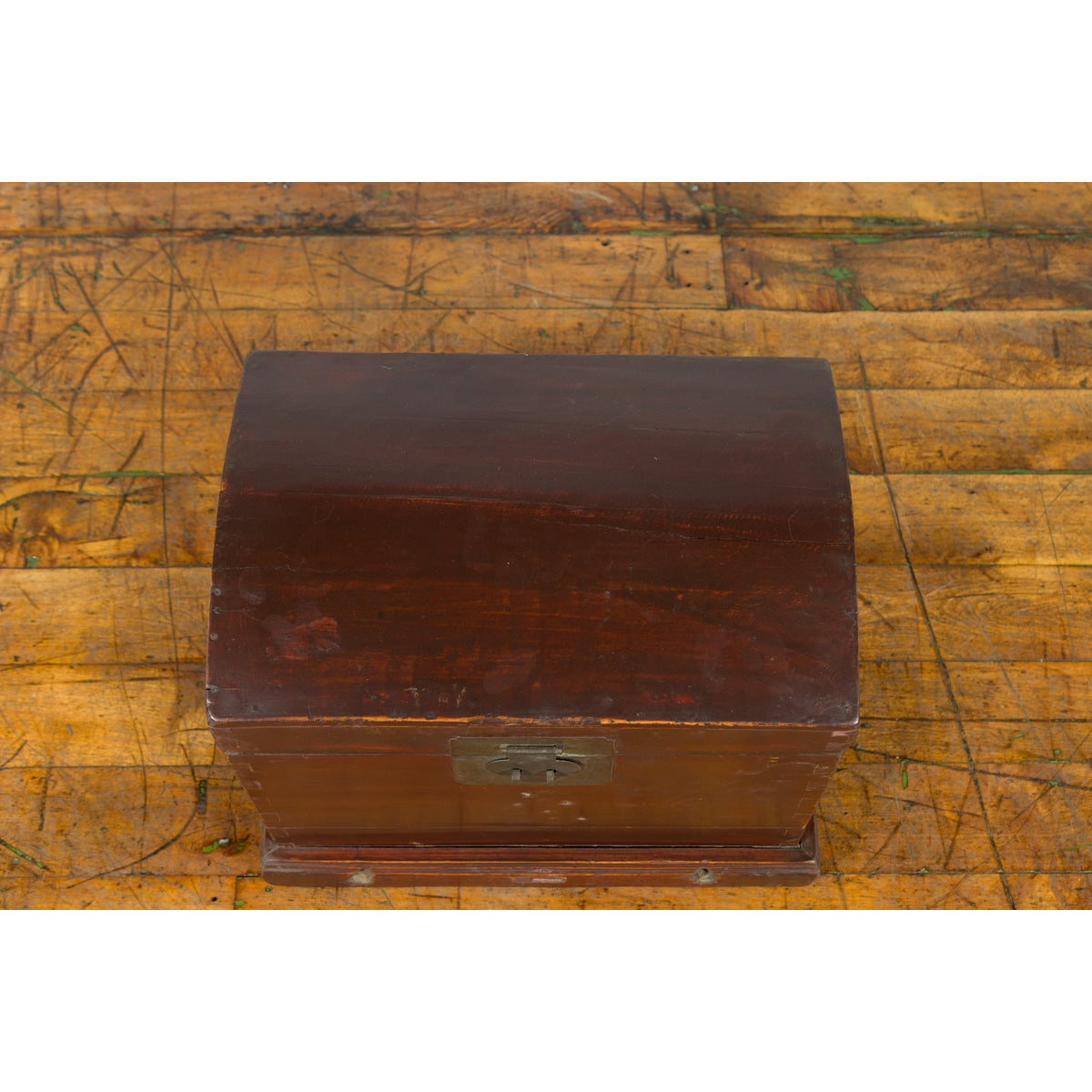 Chinese Late Qing Dynasty Document Box with Carrying Handles and Petite Holes-9. Asian & Chinese Furniture, Art, Antiques, Vintage Home Décor for sale at FEA Home
