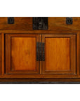 Chinese Late Qing Dynasty Elmwood Cabinet with Five Drawers over Two Doors-13. Asian & Chinese Furniture, Art, Antiques, Vintage Home Décor for sale at FEA Home