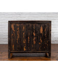 Chinese Late Qing Dynasty Elmwood Cabinet with Five Drawers over Two Doors-18. Asian & Chinese Furniture, Art, Antiques, Vintage Home Décor for sale at FEA Home