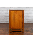 Chinese Late Qing Dynasty Elmwood Cabinet with Five Drawers over Two Doors-20. Asian & Chinese Furniture, Art, Antiques, Vintage Home Décor for sale at FEA Home