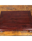 Chinese Qing Dynasty 19th Century Lacquered Wood Low Table with Cabriole Legs-6. Asian & Chinese Furniture, Art, Antiques, Vintage Home Décor for sale at FEA Home