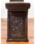 Antique Chinese Ming Style Altar Table with Carved Apron and Black Patina-6. Asian & Chinese Furniture, Art, Antiques, Vintage Home Décor for sale at FEA Home