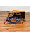 Antique Chinese Wooden Carrying Lunch Box with Pierced Handle-12. Asian & Chinese Furniture, Art, Antiques, Vintage Home Décor for sale at FEA Home