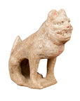 Chinese 18th Century Qing Dynasty Period Terracotta Sitting Dog Mingqi Sculpture-1. Asian & Chinese Furniture, Art, Antiques, Vintage Home Décor for sale at FEA Home