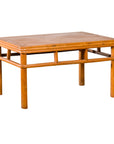 Antique Chinese Early 20th Century Coffee Table with Pillar Strut Motifs-1. Asian & Chinese Furniture, Art, Antiques, Vintage Home Décor for sale at FEA Home