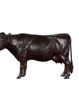 Contemporary Lost Wax Cast Bronze Custom Design Sculpture of a Holstein Cow-1. Asian & Chinese Furniture, Art, Antiques, Vintage Home Décor for sale at FEA Home