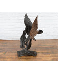 Bronze Parrots in a Tree Lost Wax Cast Sculpture with Dark and Bronze Patina-4. Asian & Chinese Furniture, Art, Antiques, Vintage Home Décor for sale at FEA Home