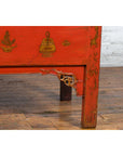 Chinese Qing Dynasty 19th Century Chinoiserie Cabinet with Original Red Lacquer-19. Asian & Chinese Furniture, Art, Antiques, Vintage Home Décor for sale at FEA Home