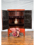 Chinese Qing Dynasty 19th Century Chinoiserie Cabinet with Original Red Lacquer-5. Asian & Chinese Furniture, Art, Antiques, Vintage Home Décor for sale at FEA Home