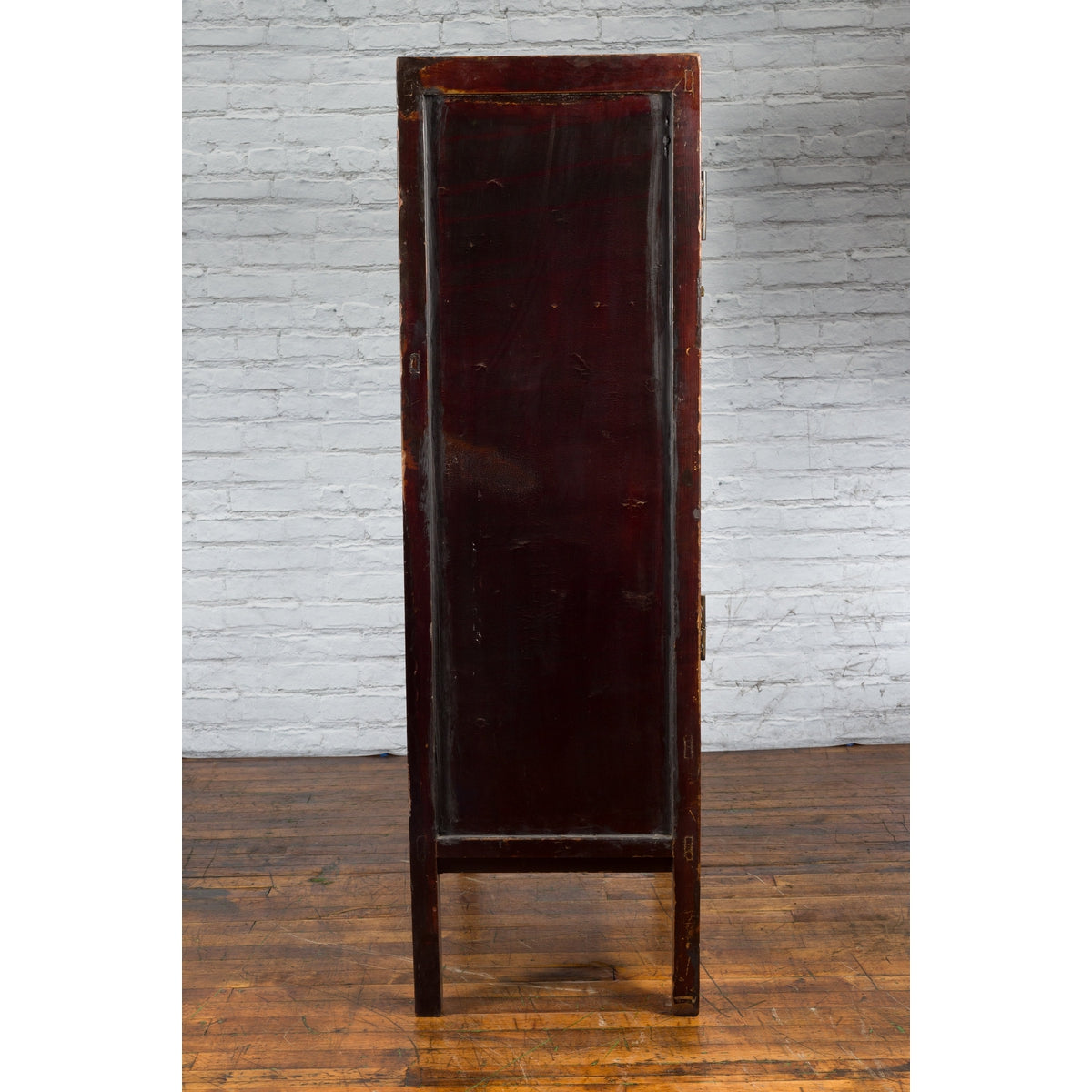 Chinese Qing Dynasty 19th Century Chinoiserie Cabinet with Original Red Lacquer-20. Asian & Chinese Furniture, Art, Antiques, Vintage Home Décor for sale at FEA Home