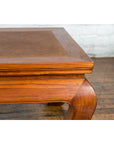 Chinese Shanxi Province Qing Dynasty Elmwood Coffee Table with Woven Rattan Top-6. Asian & Chinese Furniture, Art, Antiques, Vintage Home Décor for sale at FEA Home