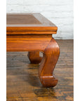 Chinese Shanxi Province Qing Dynasty Elmwood Coffee Table with Woven Rattan Top-8. Asian & Chinese Furniture, Art, Antiques, Vintage Home Décor for sale at FEA Home