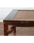Chinese Ming Dynasty Style Wooden Coffee Table with Hand-Woven Rattan Top-4. Asian & Chinese Furniture, Art, Antiques, Vintage Home Décor for sale at FEA Home