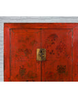 Chinese Qing Dynasty Shanxi Wedding Cabinet with Original Red Lacquer-8. Asian & Chinese Furniture, Art, Antiques, Vintage Home Décor for sale at FEA Home