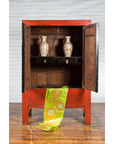 Chinese Qing Dynasty Shanxi Wedding Cabinet with Original Red Lacquer-3. Asian & Chinese Furniture, Art, Antiques, Vintage Home Décor for sale at FEA Home