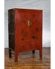 Chinese Qing Dynasty Shanxi Wedding Cabinet with Original Red Lacquer-15. Asian & Chinese Furniture, Art, Antiques, Vintage Home Décor for sale at FEA Home