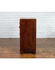 19th Century Qing Dynasty Red Lacquer Small Cabinet with Doors and Drawers-15. Asian & Chinese Furniture, Art, Antiques, Vintage Home Décor for sale at FEA Home