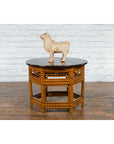 Chinese Qing Dynasty 19th Century Elm and Bamboo Coffee Table with Fretwork, SKU , image 13