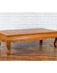 Vintage Thai Coffee Table with Waisted Top, Carved Apron and Cabriole Legs-2. Asian & Chinese Furniture, Art, Antiques, Vintage Home Décor for sale at FEA Home