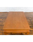 Vintage Thai Coffee Table with Waisted Top, Carved Apron and Cabriole Legs-12. Asian & Chinese Furniture, Art, Antiques, Vintage Home Décor for sale at FEA Home