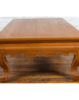 Vintage Thai Coffee Table with Waisted Top, Carved Apron and Cabriole Legs-13. Asian & Chinese Furniture, Art, Antiques, Vintage Home Décor for sale at FEA Home