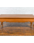 Vintage Thai Coffee Table with Waisted Top, Carved Apron and Cabriole Legs-7. Asian & Chinese Furniture, Art, Antiques, Vintage Home Décor for sale at FEA Home