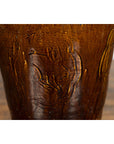 Chinese Qing Dynasty 19th Century Brown Glazed Jar with Loop Handles-9. Asian & Chinese Furniture, Art, Antiques, Vintage Home Décor for sale at FEA Home