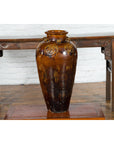 Chinese Qing Dynasty 19th Century Brown Glazed Jar with Loop Handles-3. Asian & Chinese Furniture, Art, Antiques, Vintage Home Décor for sale at FEA Home