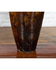 Chinese Qing Dynasty 19th Century Brown Glazed Jar with Loop Handles-6. Asian & Chinese Furniture, Art, Antiques, Vintage Home Décor for sale at FEA Home