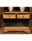 Chinese Qing Dynasty 19th Century Kitchen Cabinet with Quatrefoil Style Fretwork-12. Asian & Chinese Furniture, Art, Antiques, Vintage Home Décor for sale at FEA Home
